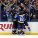 Image for article titled The Blues Took The Sharks Off Life Support And Advanced To The Stanley Cup Final